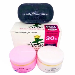 Arse ครีมอาเซ่หน้าใส 1ชุดมี3ชิ้น สบู่ ครีมกลางวัน ครีมกลางคืน ล็อตใหม่ล่าสุด