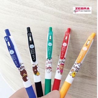 ZEBRA ปากกาเจล Sarasa Clip X LINE FRIENDS