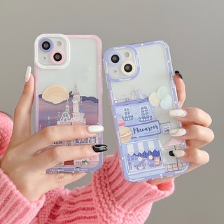 เคสโทรศัพท์ซิลิโคน TPU แบบนิ่ม ลายปราสาท สําหรับ OPPO A16 A16K A15 A15S A5S A12 A3S A12E A52 A92 A33 A53 A5 A9 F9 F11 A54 A55 A74 F19 PRO A95 A94 RENO 5 6 6Z 2020 5G