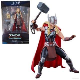 Yb2 โมเดลฟิกเกอร์ Marvel Thor Love and Thunder Jane Foster Thor ของเล่น ของขวัญ สําหรับเด็ก ตกแต่งบ้าน BY2