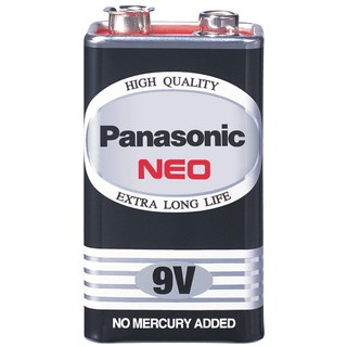 ถ่านไฟฉาย 6F22NT/1SL 9V (1 ก้อน) Panasonic NEO