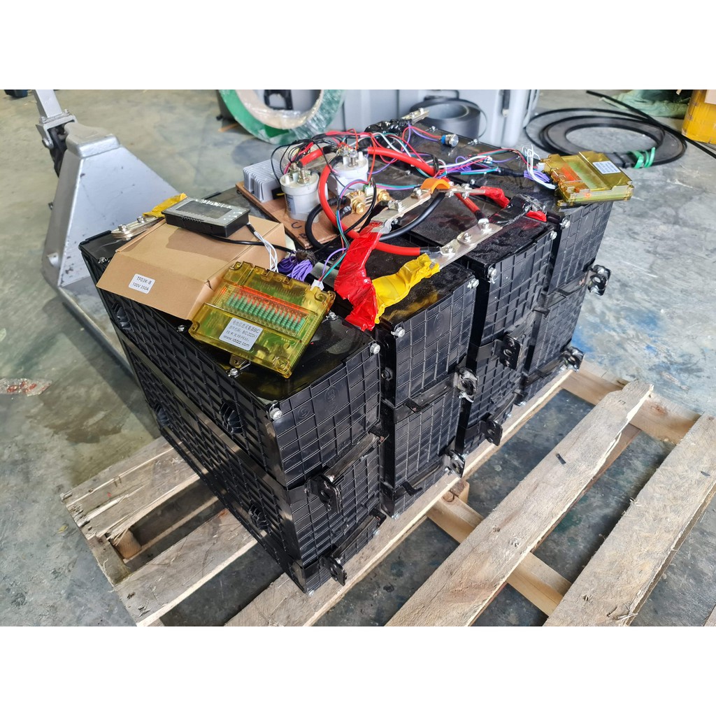 แบตเตอรี่โฟลคลิฟท์ไฟฟ้า electric forklift battery 48v 200Ah 300Ah 400Ah ประกอบตามสั่ง ราคาไม่แน่นอน