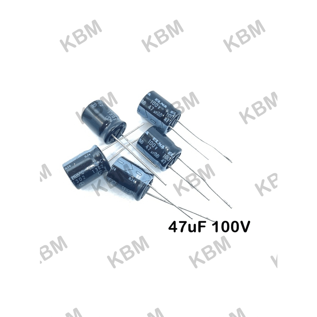 Capacitor (คาปาซิเตอร์)47uF100V 47uF160V 47uF200V 47uF250V 47uF400V 47uF450V