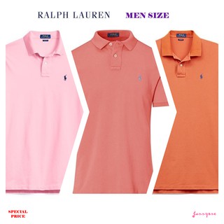 RALPH LAUREN CUSTOM SLIM FIT MESH POLO (MEN SIZE)