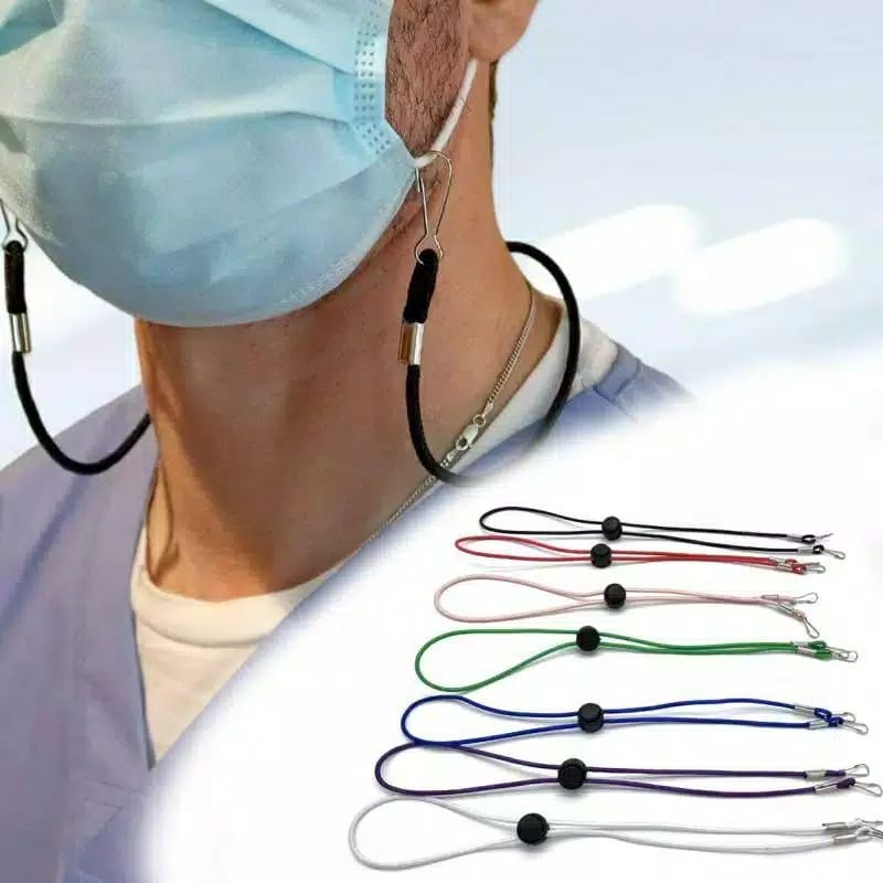 Hokkiterus21 สร้อยคอหน้ากากหน้ากาก hijab headloop n95 kf94 duckbill ผ้า sensi Medical Children