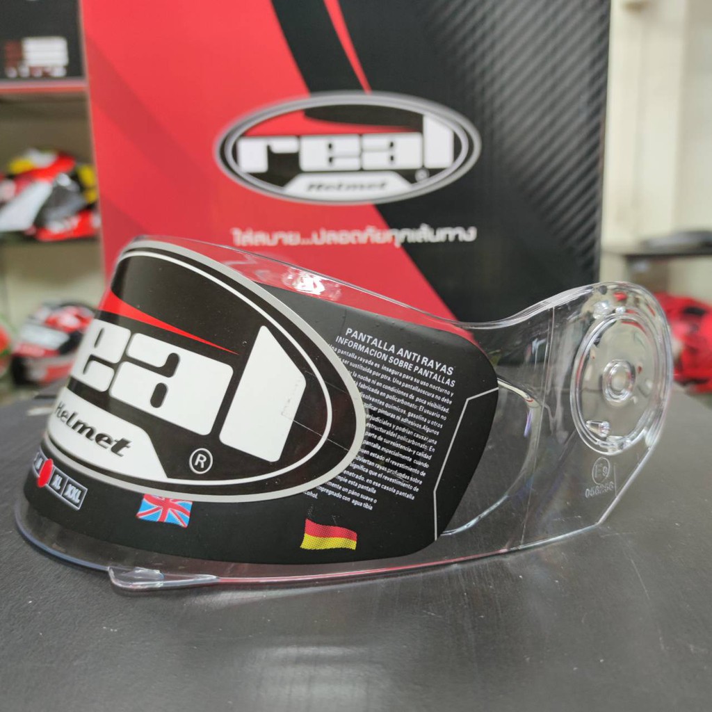 อะไหล่ Real กระจกหน้า บังลม กระจกหมวก ชิลด์หน้า Visor สำหรับ Real Helmet ทุกรุ่น มีหลายสี ปรอทและใส