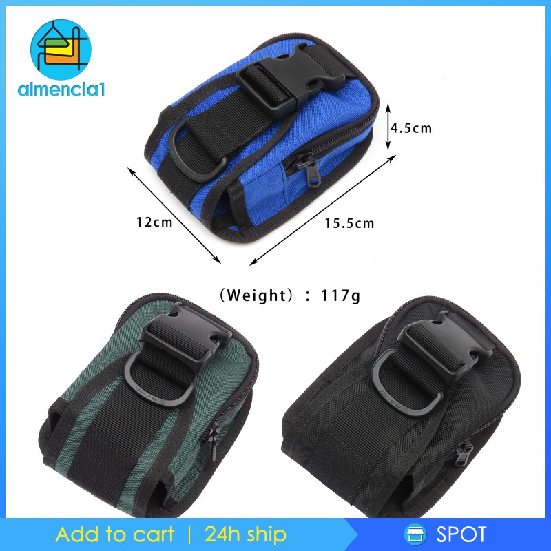 [ALMENCLA1] 1 Pair Scuba Diving Trim Counter 2kg 5lbs Weight Pocket Pouch with Quick Release