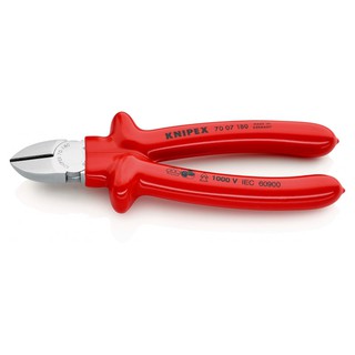 KNIPEX Diagonal Cutters VDE 180 mm คีมตัดทแยงมุม VDE 180 มม. รุ่น 7007180