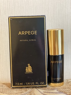 LANVIN ARPEGE Natural Spray 7.5 ml. RARE Vintage