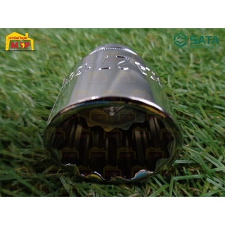 Sata ลูกบล็อก 27 mm 1/2" DR. 12PT. 13616