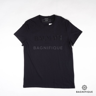 BALMAIN T-SHIRT IN NAVY SIZE L