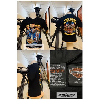 เสื้อยืดฮาเลย์ Harley-Davidson เสื้อยืดผู้ชาย เสื้อวินเทจ ป้ายฮาเลย์ ผ้าCotton 💯