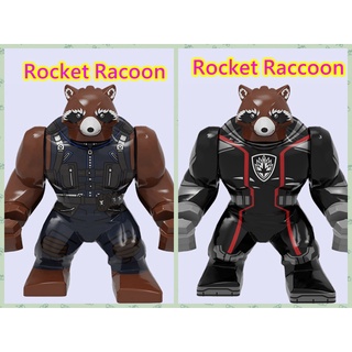 ของเล่นตัวต่อเลโก้ Marvel Galaxy Rocket Raccoon เข้ากันได้กับของเล่นเด็ก