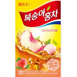 พร้อมส่ง 복숭아홍차 ชารสพีช Damtuh Iced Tea Peach 280g