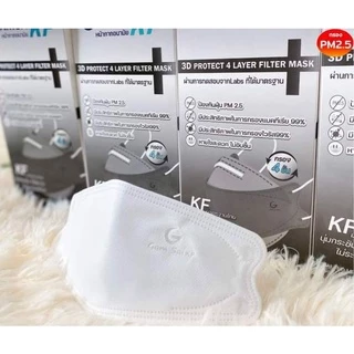 Gamsai KF แมสแก้มใส ทรง 3D หนา 4ชั้น ได้มาตรฐานทางการแพทย์ กันฝุ่น PM2.5 กันเชื้อโรค