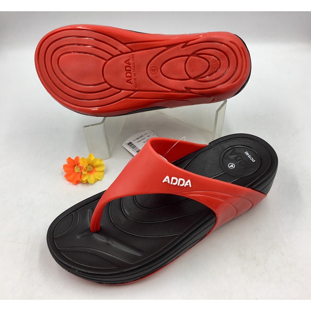 รองเท้าแตะเด็กผู้ชาย รองเท้าแตะแฟชั่น ( ใส่โค้ดลดเพิ่มอีก 10MTFASH ) รองเท้าผู้หญิง ADDA รองเท้ายางแบบหนีบ (ของเท้า 100%