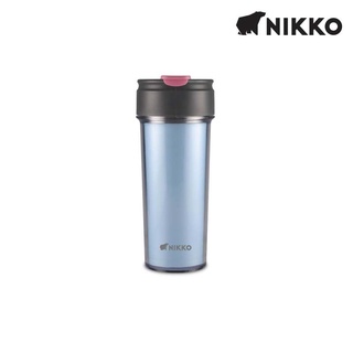 NIKKO แก้วทัมเบลอร์สเตนเลสหุ้มพลาสติกสุญญากาศ นิกโก้ 400 มล. (NKHE-1410B)