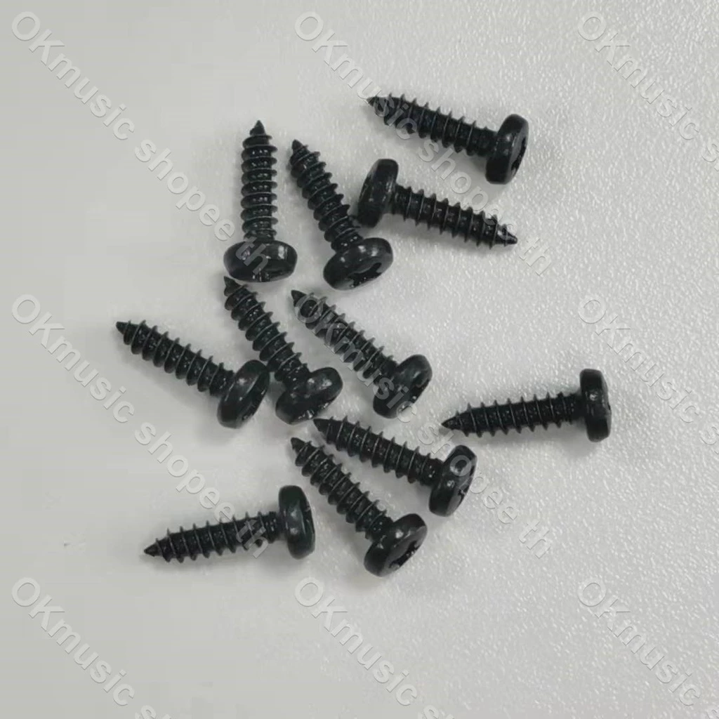 1pcs น็อตยึดดอกลำโพง ไซส์ M3*12mm M3.5*20mm M3.5*25mm สกรูยิงลำโพง หัวร่ม ชุบดำอย่างดี ไม่ขึ้นสนิม น็อตสกรู เกลียวปล่อย thumbnail 9
