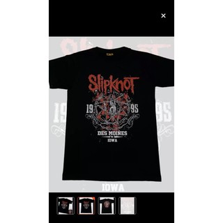 เสื้อยืดวินเทจ Slipknot ผ้าcotton 100%