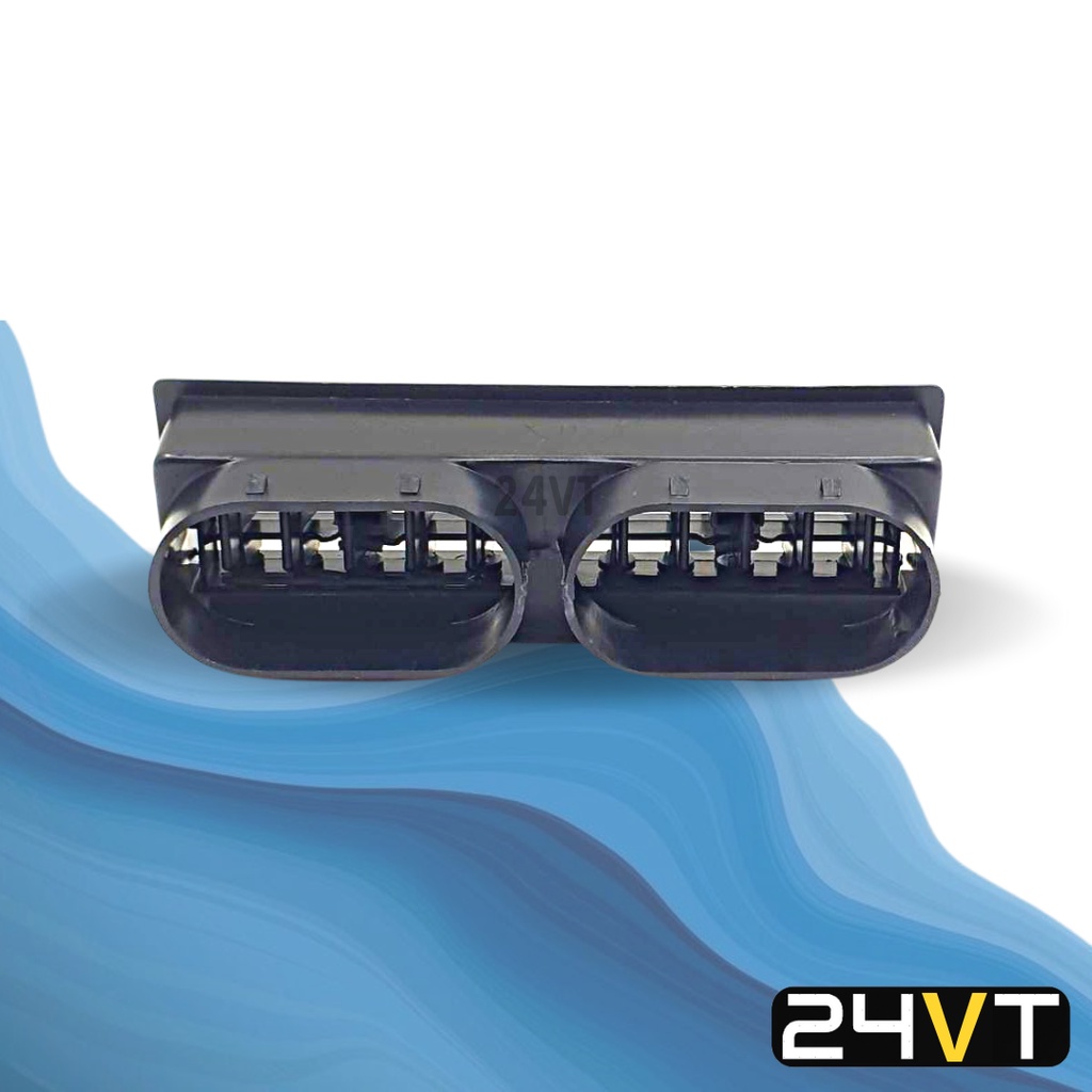 ช่องลมแอร์รถยนต์ ขนาด 5 x 17 เซนติเมตร CM (ช่องลมแบบคู่) ช่องปรับแอร์ บานเกร็ดช่องลม ช่องแอร์ บานเกร็ด ช่องลมรถยนต์ - รูปที่ 2