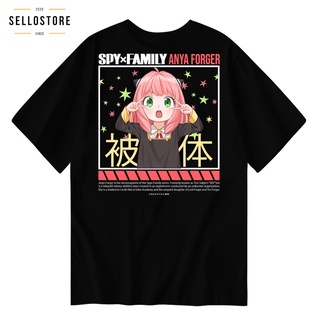 เสื้อยืดโอเวอร์ไซส์เสื้อยืด พิมพ์ลายอนิเมะ SPY X FAMILY ANYA FORGER Wibu Distro สไตล์ญี่ปุ่น สําหรับผู้ชาย และผู้หญิงS-3