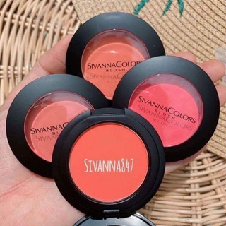 (ใช้โค้ด INCM8L3 ลด 50% สูงสุด 50 บาท)  บลัชออน ตลับบาง ตลับจิ๋ว ซิวันนา SIVANNA BLUSHER #HF847