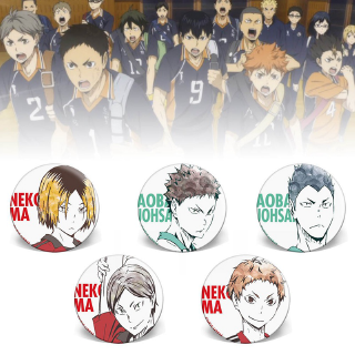 เข็มกลัด รูปการ์ตูน haikyu