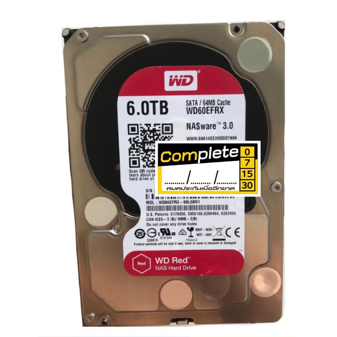 HDD-WD-RED-1-6TB-SATA3-/สินค้ามีพร้อมส่ง/มีบริการส่งด่วน/