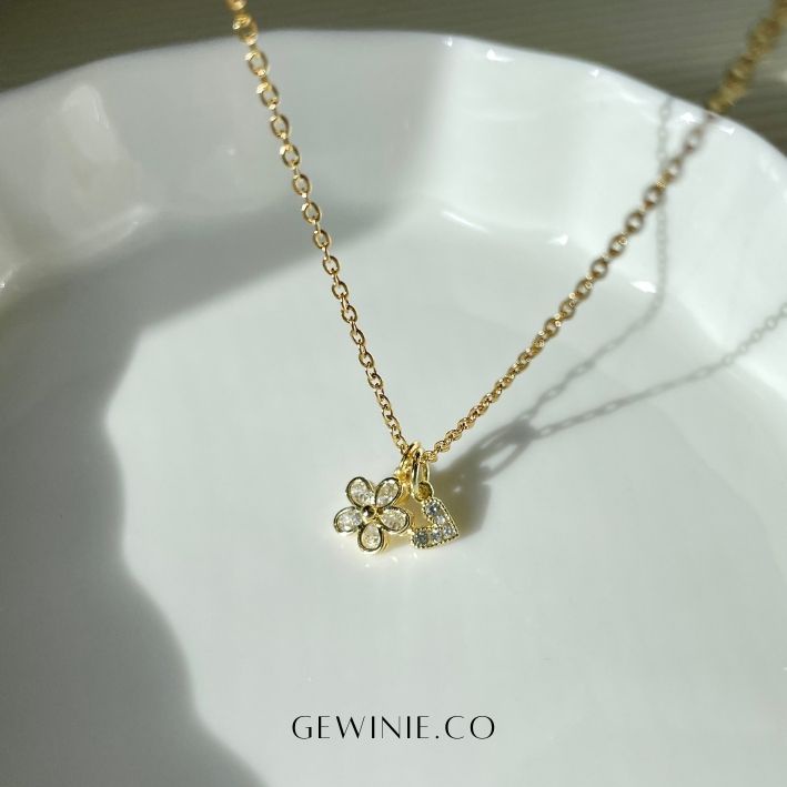 Gewinie.co – Mixed Daisy Necklace สร้อยคอ จี้ดอกไม้ ราคา ถูกที่สุด ดีลบีเคเค แกลเลอรีภาพที่ 2