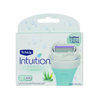 ราคา[ขายดี] Schick Intuition Refill (เลือกสูตรได้)-Sensitive Care (10g)