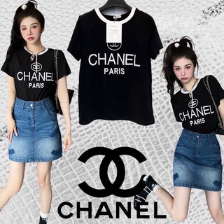 เสื้อยืดแขนสั้น CHANEL งานปัก คอลเลคชั่นปี 2022