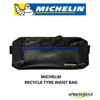 กระเป๋ามิชลิน กระเป๋าคาดอก MICHELIN TYRE WAIST BAG ใหม่ล่าสุด คาดอก คาดเอว หนังกระเป๋าทำมาจากยางมิชลิน ของแท้