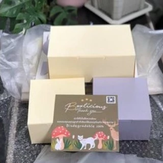 กล่อง Snack box กล่องจัดเบรค ไม่มีหน้าต่าง สีพลาสเทล ราคาส่ง ฟู้ดเกรด