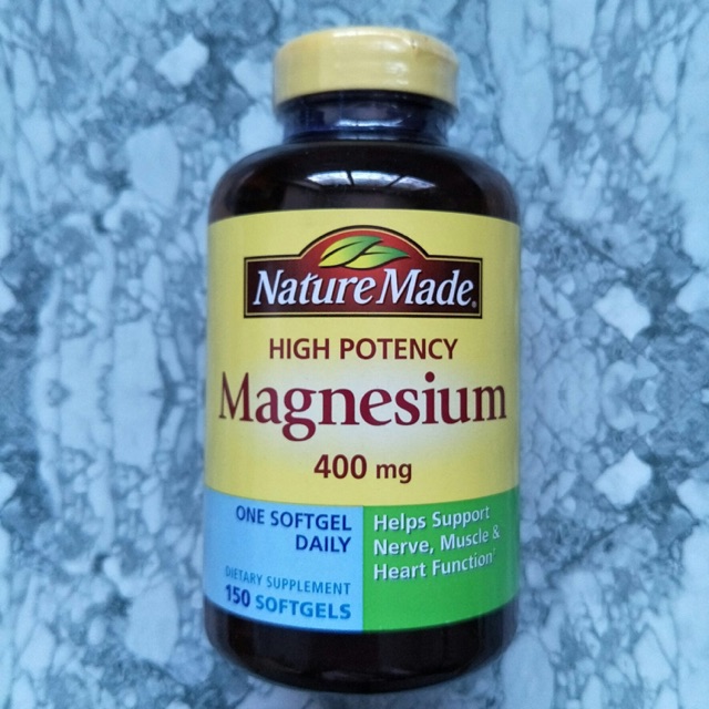 Nature Made Magnesium 400 mg 150 เม็ด