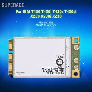 Superage โมดูลการ์ดเครือข่ายไร้สาย Pcie 3G 4G Lte Hspa 100Mb Wifi สําหรับ Ibm T430 T430I T430S T430Si X230 X230I