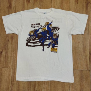 เสื้อยืดอินเทรนด์ผู้ชายอินเทรนด์ผู้หญิงSONIC YOUTH เสื้อวง เสื้อทัวร์ วงโซนิคยูทS-3XL