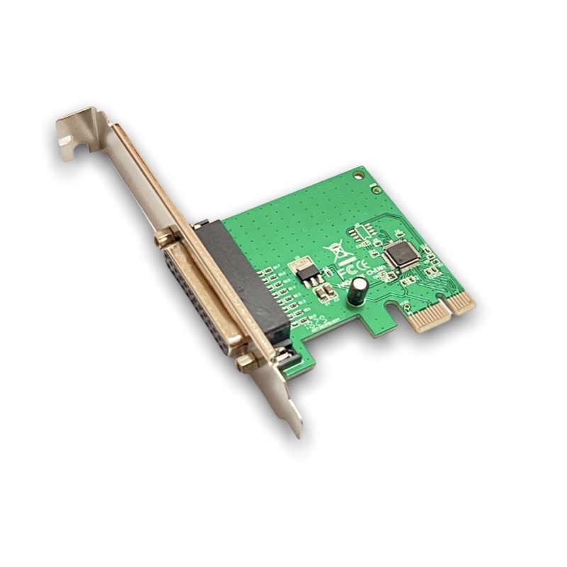 PCI Express Parallel Port DB25 25Pin PCIE Riser Card เครื่องพิมพ์ LPT TO PCI-E X1 การ์ดอะแดปเตอร์ AX99100 ชิปเพิ่มการ์ด