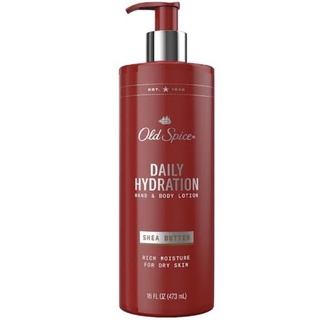 Old Spice Daily Hydration Hand &amp; Body Lotion for Men, With Shea Butter 473ml.