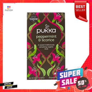 ดีกว่านี้มีอีกมั้ย ขายดีสุดๆ PUKKA PEPPERMINT &amp; LICORICE 20 BAGS 30G