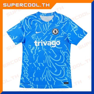 Chelsea 2022/23 Trivago เสื้อซ้อมเชลซี เสื้อบอลเชลซี2022