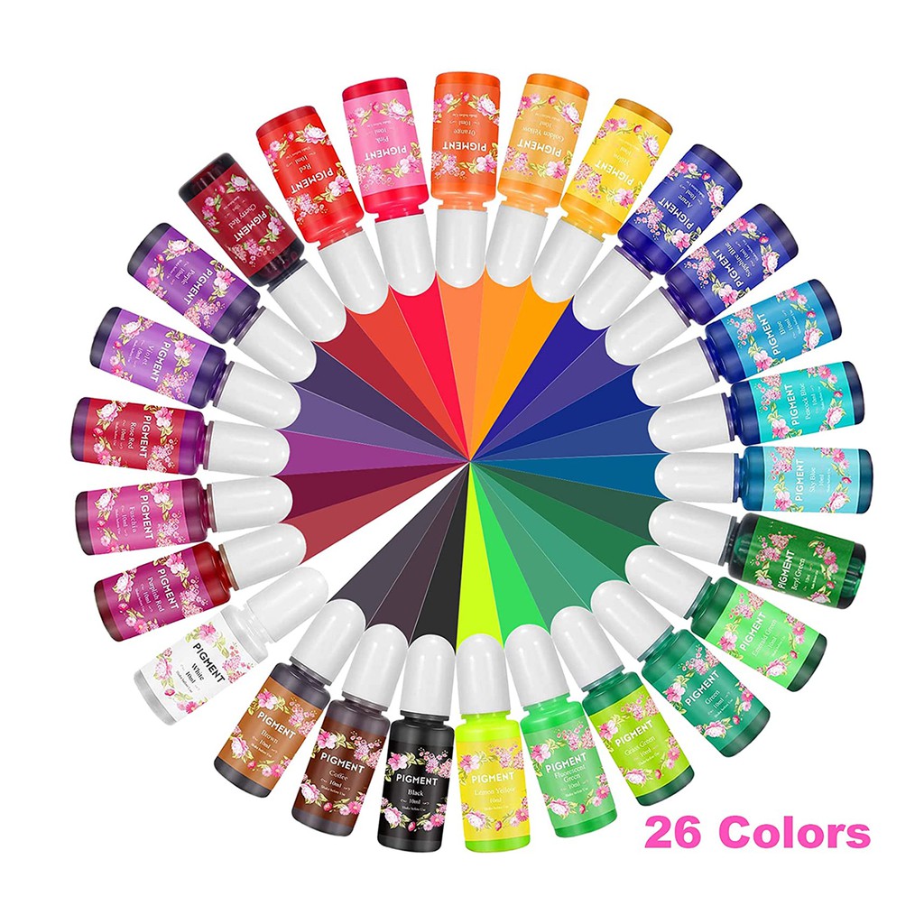 26 Colors Epoxy Resin Pigment Resin Dye