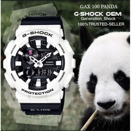 Casio G-Shock นาฬิกาข้อมือผู้ชายสายเรซิ่นรุ่นGAX-100B-7Aประกัน1ปี