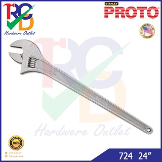 PROTO ประแจเลื่อน 24" (600mm.) Adjustable Wrench รุ่น 724 (USA)