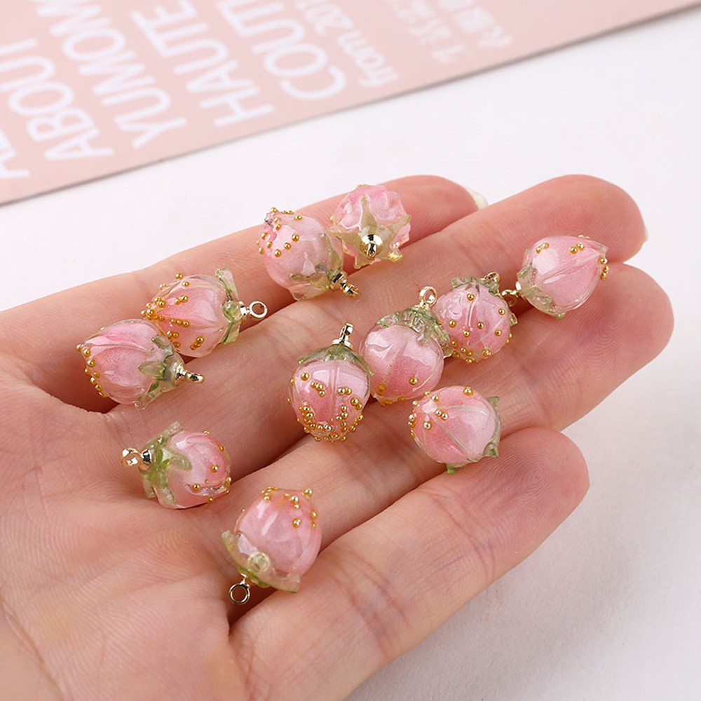 Mxmusty จี้เรซิ่น 3D รูปสตรอเบอร์รี่ Diy สําหรับทําเครื่องประดับสร้อยคอ ราคา ถูกที่สุด ดีลบีเคเค แกลเลอรีภาพที่ 8