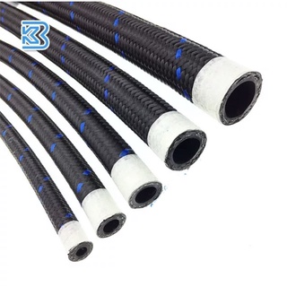 GF66 E85 Ethanol Fuel Hose Black Blue 1 M AN AN4 AN6 AN8 AN10 AN12 สายน้ำมัน ลายน้ำเงิน