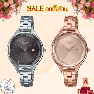 Casio Sheen แท้ นาฬิกาข้อมือผู้หญิง รุ่น SHE-4062D-8AUDF,SHE-4062PG-4AUDF (สินค้าใหม่ ของแท้ ประกัน CMG)