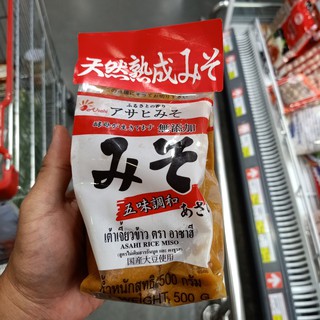 ecook เต้าเจียวข้าว มิโซะ ตรา อาซาฮี asahi rice miso ขนาด 500g