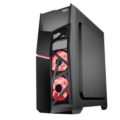 CASE (เคส) AZZA Mid Tower Gaming Computer Case Golem 221 – Black - รับประกัน 1 ปี