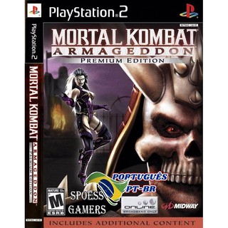 แผ่นเกมส์ Mortal Kombat Armageddon Premium Edition PS2 Playstation 2 คุณภาพสูง ราคาถูก