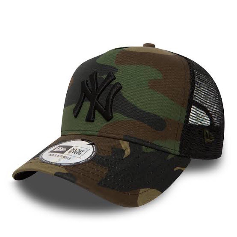 [พร้อมส่ง] แท้ % New Era Camo Trucker Cap